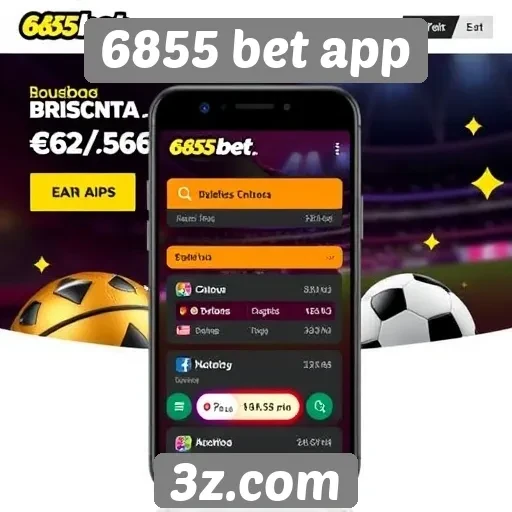 Ofertas e bônus disponíveis no 6855 bet app